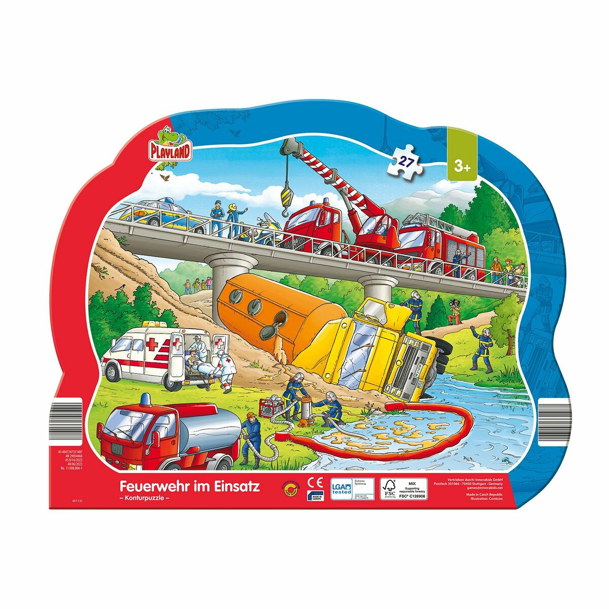 Bild 2 von PLAYLAND Rahmenpuzzle, 2er-Set