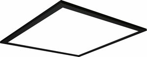 Ledvance LED Deckenleuchte SMART+Planon Plus Backlite WiFi, RGB, dimmbar, schwarz 45 x 45 cm