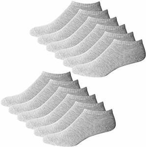 YouShow Sneaker Socken Herren Damen 10 Paar Kurze Halbsocken Quarter Baumwolle Unisex (Grau,39-42)
