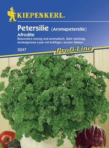 Kiepenkerl Petersilie Afrodite
, 
Petroselinum crispum var. crispum, Inhalt: ca. 350 Pflanzen