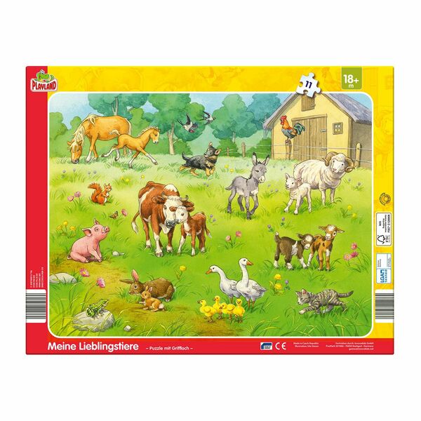 Bild 4 von PLAYLAND Rahmenpuzzle, 2er-Set