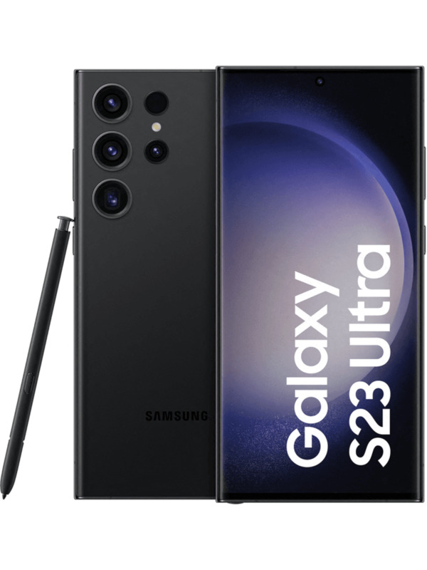 Bild 1 von Samsung Galaxy S23 Ultra 256 GB 5G Phantom Black Trade In mit Magenta Mobil S 5G