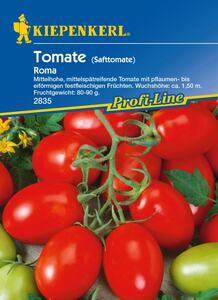 Kiepenkerl Tomate Roma VF
, 
Solanum lycopersicum, Inhalt: 25 Korn