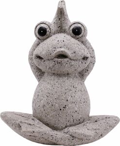 TrendLine Dekofigur Frosch aus Magnesia 34 x 19 x 42 cm