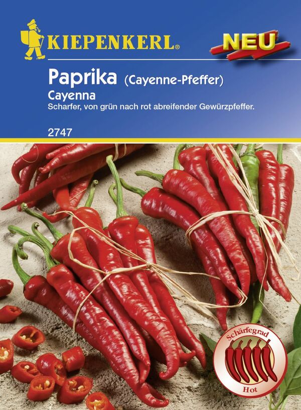 Bild 1 von Kiepenkerl Profi-Line Paprika Cayenna
, 
Capsicum annuum, Inhalt: ca. 100 Pflanzen
