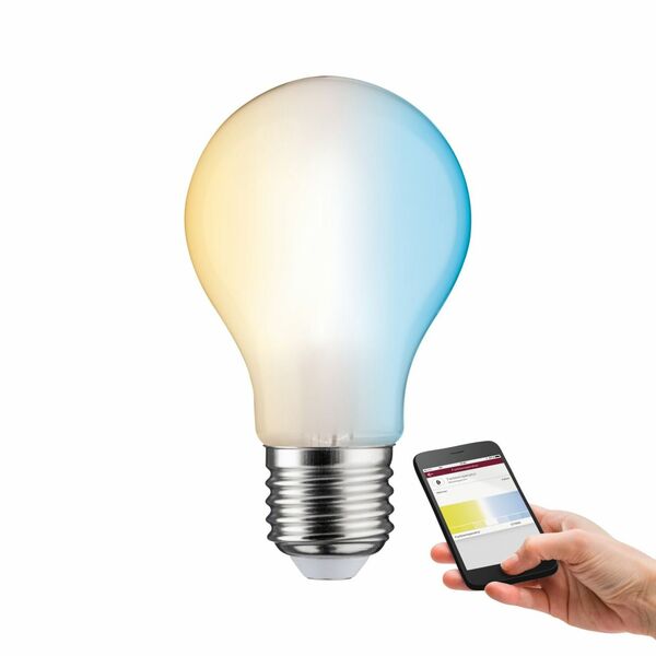 Bild 1 von Paulmann Smart Home Zigbee LED Leuchtmittel A60 matt, E27, Zigbee, Tunable White