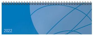 Korsch Tischkalender Professional Colourlux blau 29,8 x 10,5 cm