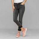 Bild 1 von DINE 'N' DANCE Jeanshose Salsa 5-Pocket-Style Umschlag am Saum leichter Used-Effekt