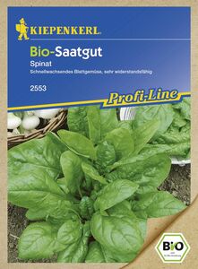 Kiepenkerl Bio-Saatgut Spinat
, 
Spinacia oleracea, Inhalt: ca. 4 lfd. Meter