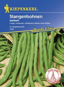 Kiepenkerl Stangenbohne Markant
, 
Phaseolus vulgaris var. vulgaris, Inhalt: 8-10 Stangen