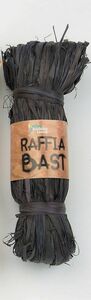Glorex Raffia-Bast schwarz, 50 g