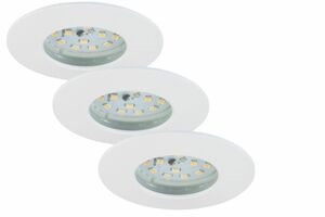 Briloner LED Einbauleuchte Attach 3er-Set weiss