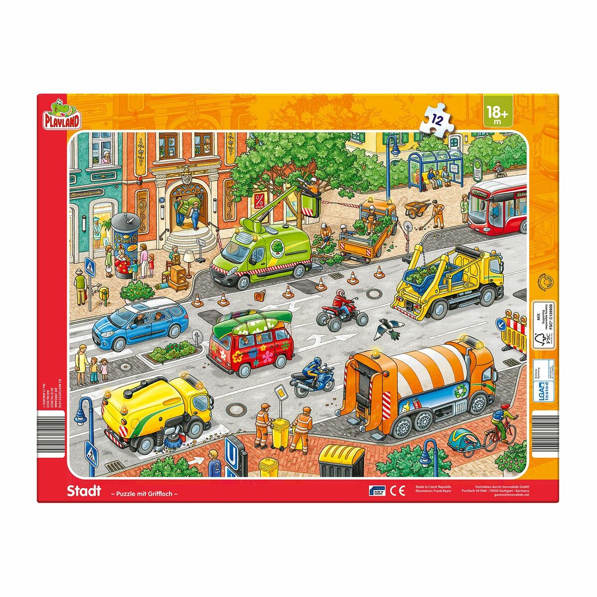 Bild 3 von PLAYLAND Rahmenpuzzle, 2er-Set