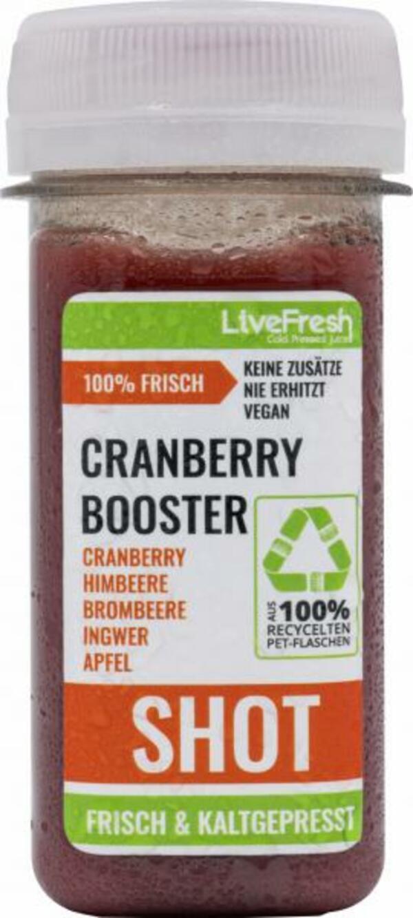 Bild 1 von LiveFresh Kaltgepresster Shot Cranberry Booster