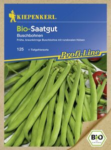 Kiepenkerl Bio-Saatgut Hülsenfrüchte Maxi
, 
Phaseolus vulgaris var. nanus, Inhalt: ca. 8 lfd. Meter
