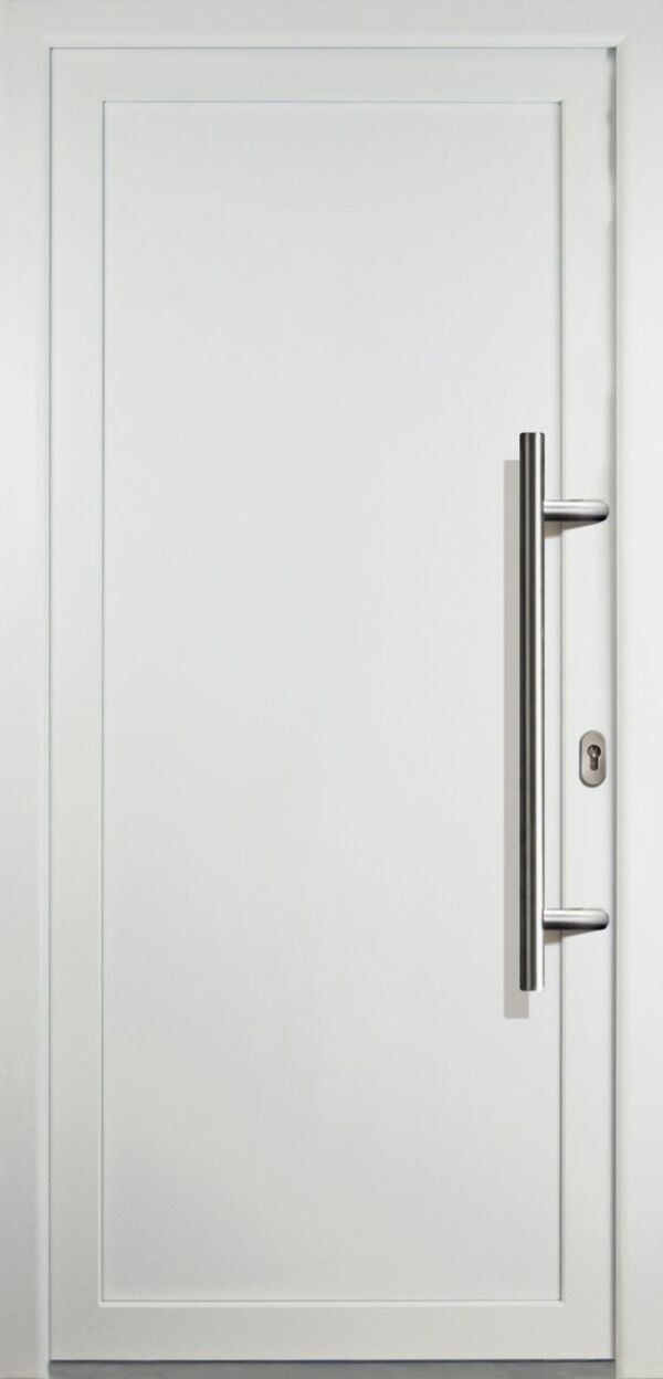 Bild 1 von MeethHaustür Signum PVC Exclusiv PVC Modell 01 880 x 2080 mm, DIN rechts, weiß