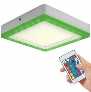 Osram LED Panel LED Color + White weiß, 19,8 cm, eckig, 19 Watt