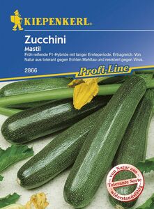 Kiepenkerl Zucchini Mastil
, 
Cucurbita pepo, Inhalt: 7 Korn