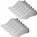 Bild 1 von YouShow Sneaker Socken Herren Damen 10 Paar Kurze Halbsocken Quarter Baumwolle Unisex(Grau,47-50)