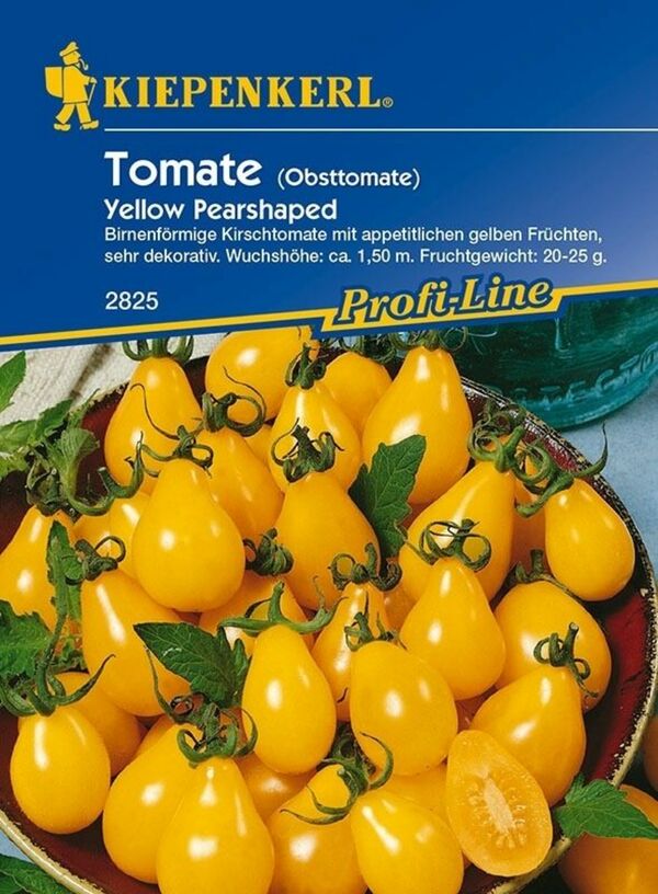 Bild 1 von Kiepenkerl Tomate Yellow Pearshaped
, 
Solanum lycopersicum, Inhalt: 35 Korn