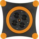 Bild 1 von REV Kabelbox 4-fach Schutzkontaktsteckdose H05VV-F 3G1,5 orange schwarz