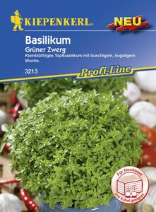 Kiepenkerl Profi-Line Basilikum Grüner Zwerg
, 
Ocimum basilicum, Inhalt: ca. 250 Pflanzen