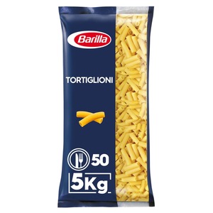 Barilla Tortiglioni No. 83 Röhrennudeln (5 kg)
