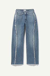 Weekday Jeans Perfect Curve Mittelblau, Baggy in Größe W 25. Farbe: Medium blue