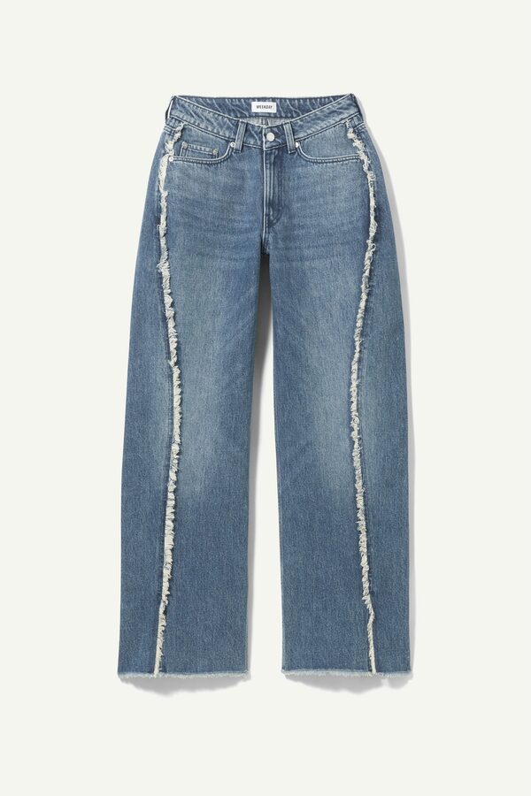 Bild 1 von Weekday Jeans Perfect Curve Mittelblau, Baggy in Größe W 25. Farbe: Medium blue