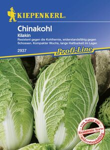 Kiepenkerl Chinakohl Kilakin
, 
Brassica rapa subsp. pekinensis, Inhalt: ca. 20 Pflanzen