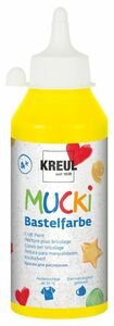 Kreul Mucki Bastelfarbe primärgelb, 250 ml