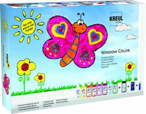 Kreul Window Color Set mit extra viel Farbe Set