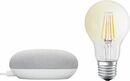 Bild 1 von Ledvance Smart + Home Nest Mini Starter Set 2 Generation Google Home Lautsprecher, Classic A60 klar, E 27 - 6 W