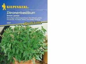 Kiepenkerl Basilikum Sweet Lemon
, 
Ocimum basilicum, Inhalt: ca. 600 Pflanzen