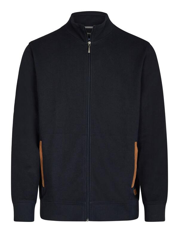 Bild 1 von Bexleys man - Sweatjacke mit Rippstruktur