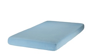 Zöllner Spannbettlaken für Kinderbetten, Jersey blau 100% Baumwolle Maße (cm): B: 70 Baby