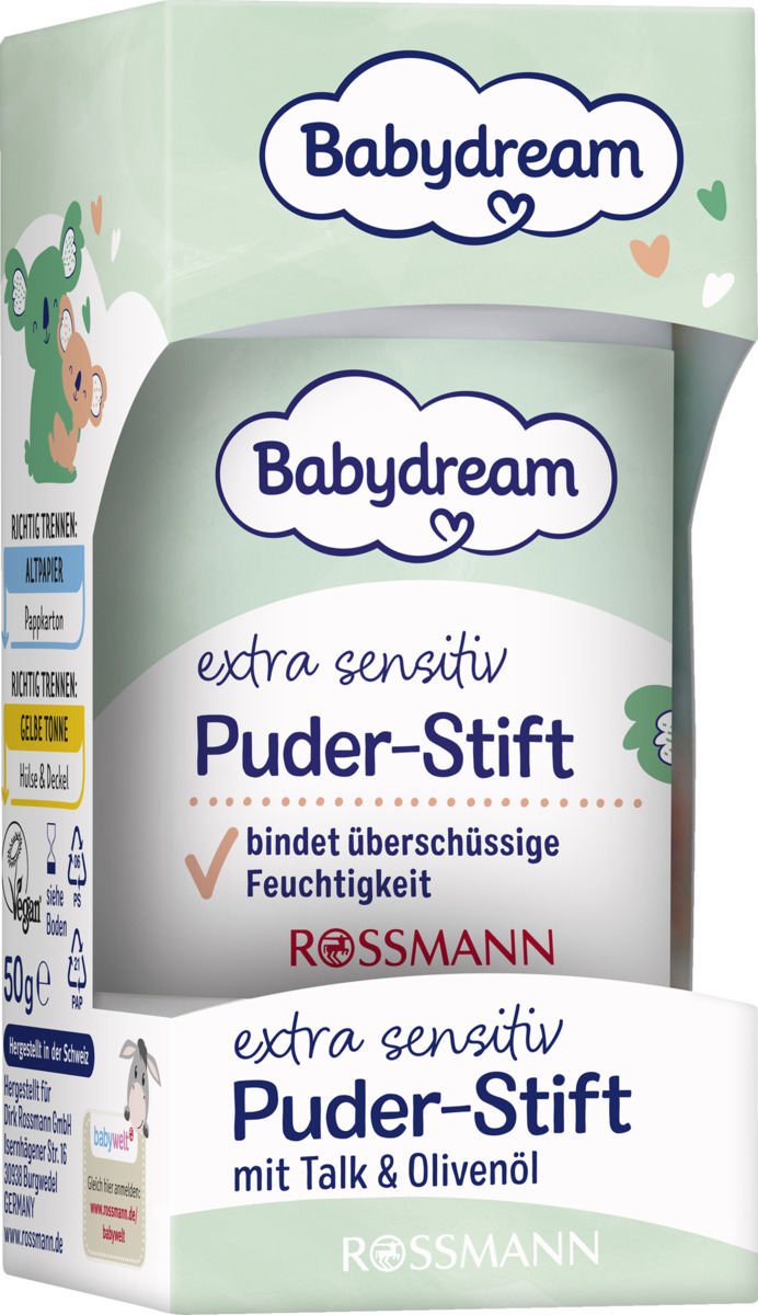 Bild 1 von Babydream extra sensitiver Puder-Stift 5.98 EUR/100 g