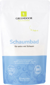 GREENDOOR Schaumbad mit Bio Jojobaöl und Atlantik Meersalz