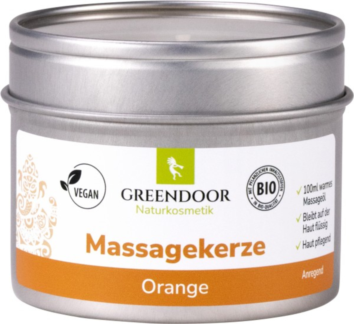 Bild 1 von GREENDOOR Massagekerze Orange