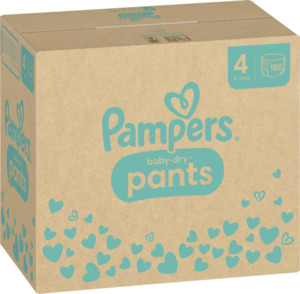 Pampers Baby Dry Pants Gr.4 (9-15kg) Monatsbox