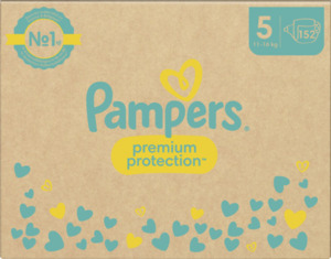 Pampers premium protection Windeln Gr.5 (11-16kg) Monatsbox