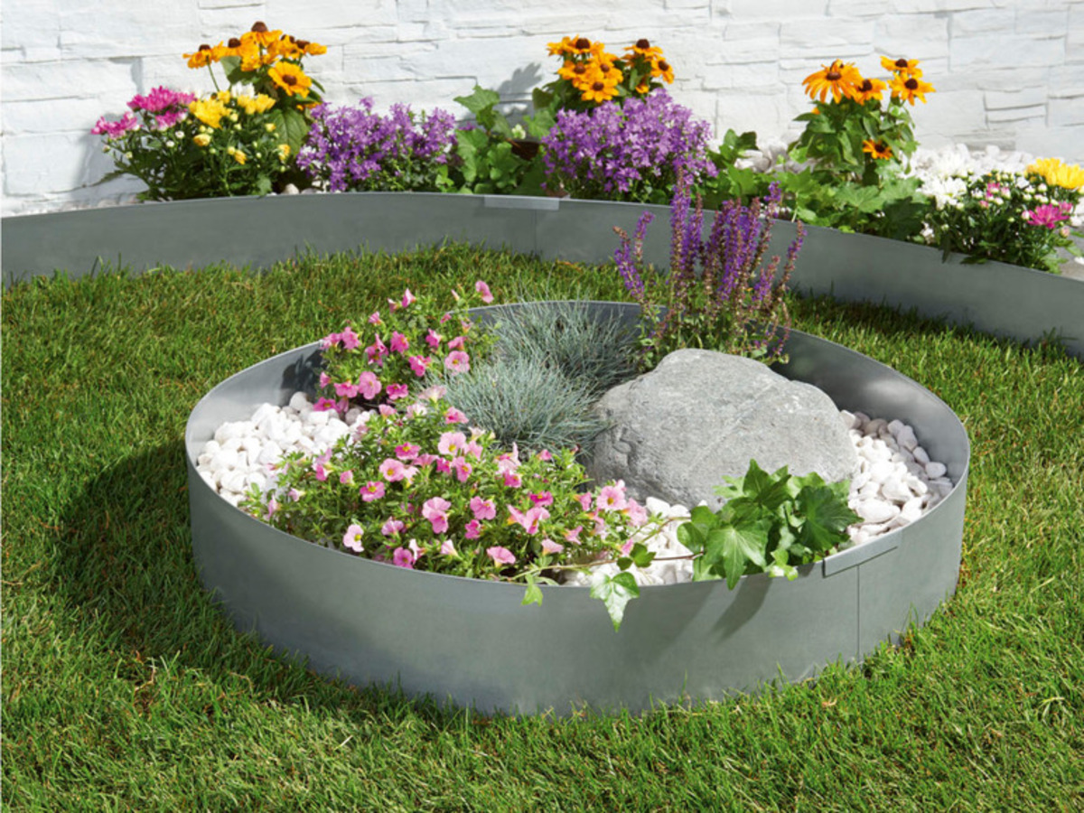 Bild 2 von PARKSIDE Rasenkantenprofile, 4 Stück, Stahlblech