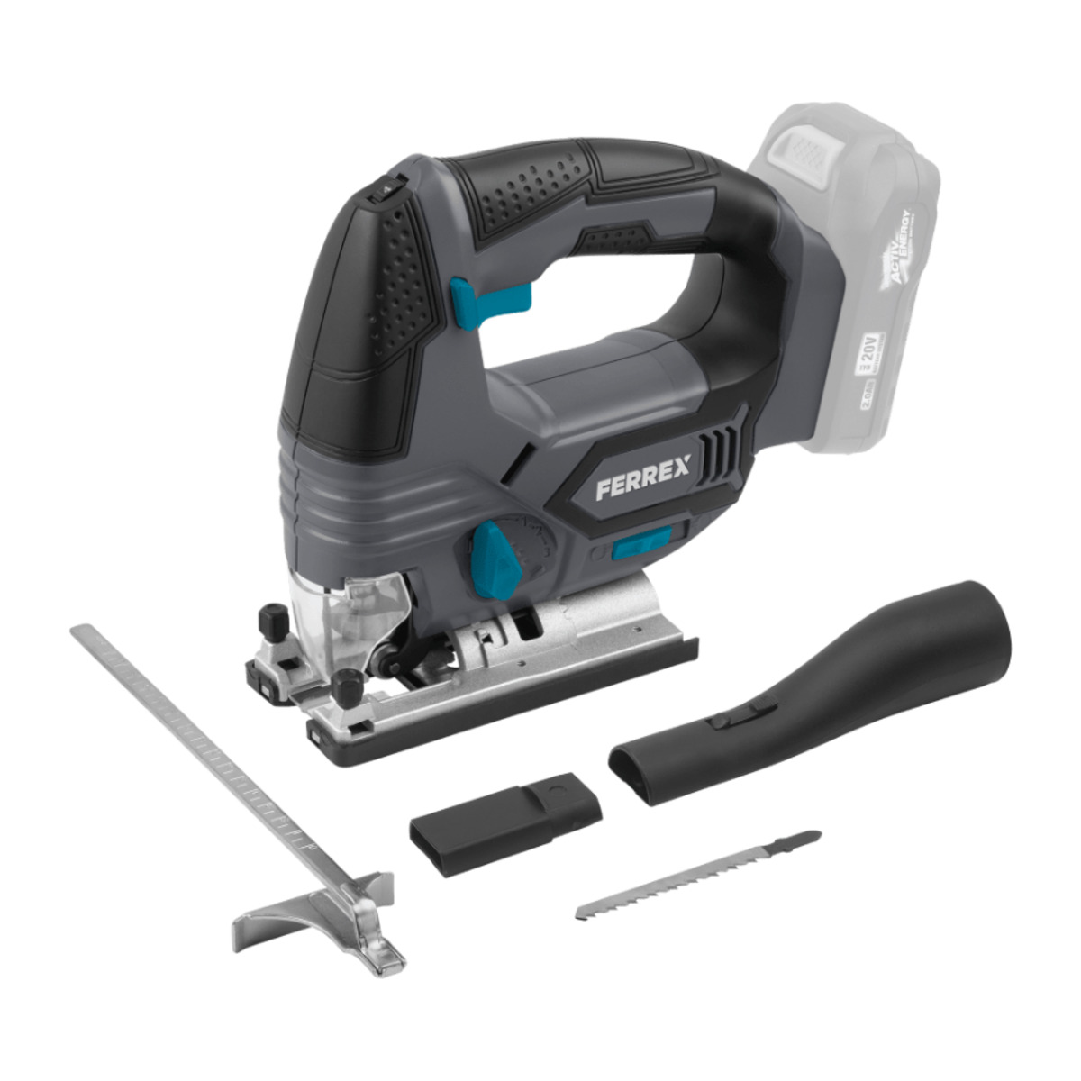 Bild 2 von FERREX 20-V-Akku-Pendelhub-Stichsäge FAPS 20-N11