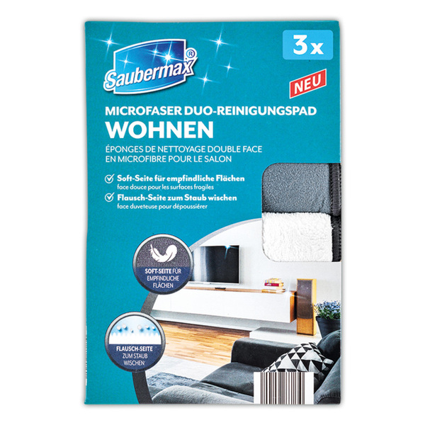 Bild 2 von Saubermax Microfaser Duo-Reinigungspad