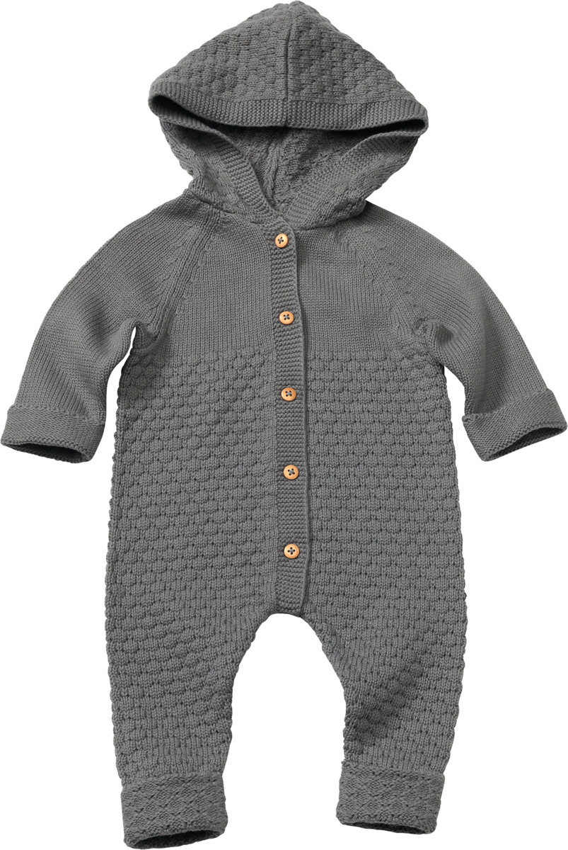 Bild 1 von ALANA Baby Overall, Gr. 74, aus Bio-Baumwolle, grau