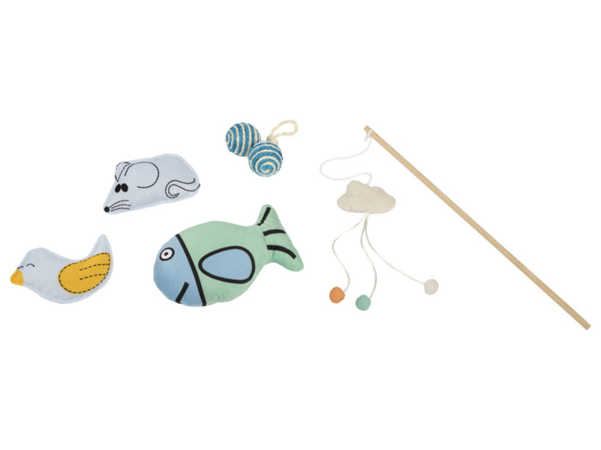 Bild 1 von Zoofari Katzenspielzeug, 5-teilig, mit Katzenminze