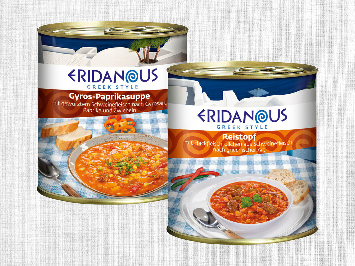 Eridanous Griechische Eintöpfe von Lidl ansehen!