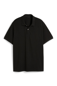 C&A Poloshirt-Bio-Baumwolle, Schwarz, Größe: 4XL