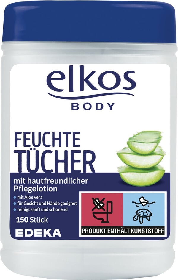 Bild 1 von elkos Feuchte Tücher Box 150ST