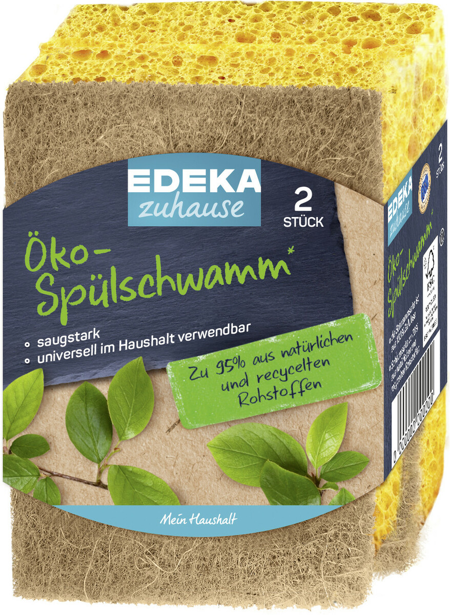 Bild 1 von EDEKA zuhause ökologischer Spülschwamm 2ST